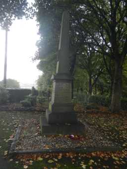 Oblique right side view of Evenwood War Memorial January 2017